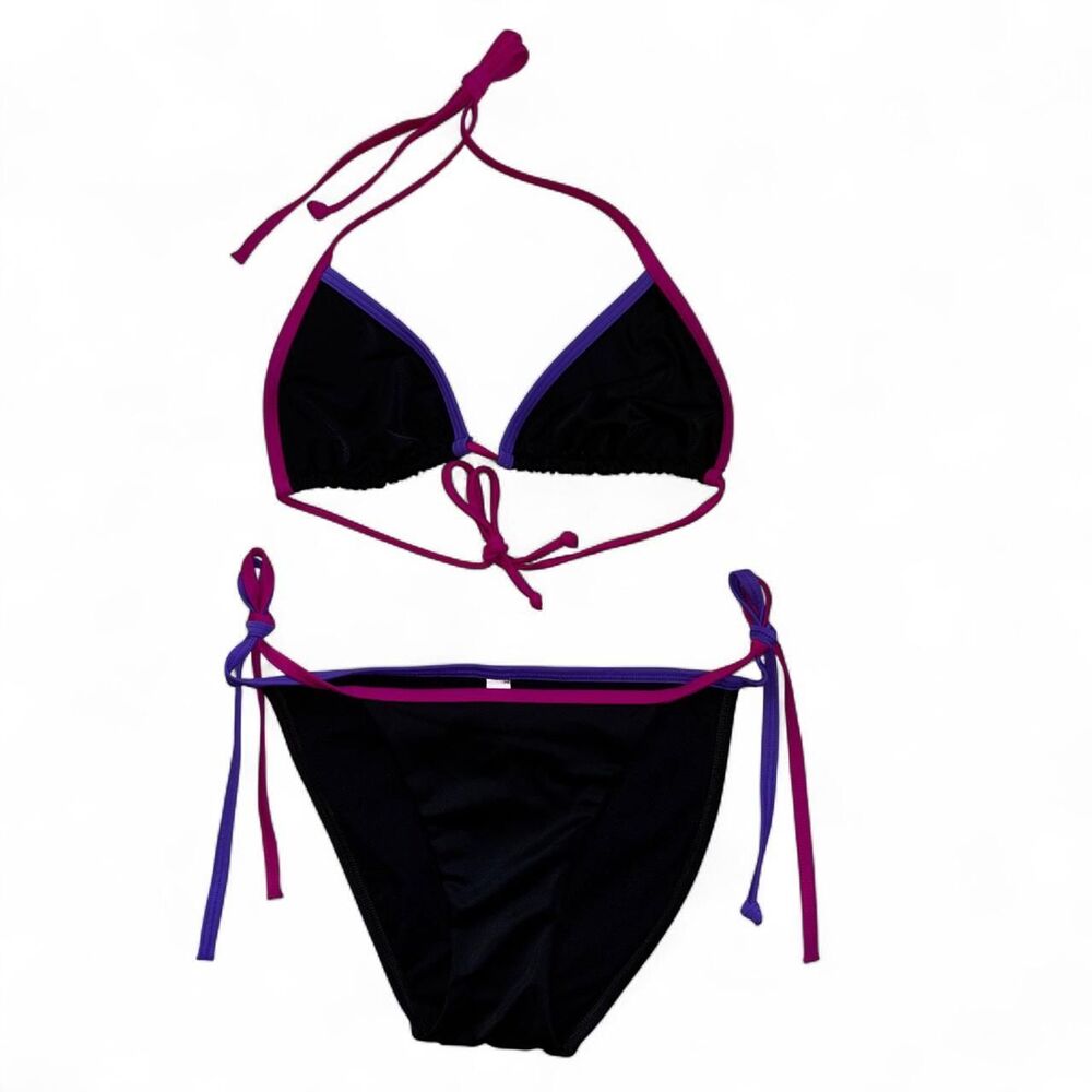 Victoria-s-secret Women's Black and Pink Bikinis-and-tankini-sets